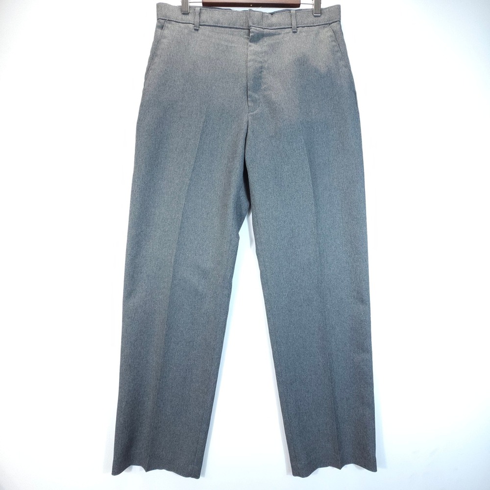 Vintage Levi Strauss Action Slacks Mens 34x32 Gray Straight Leg Trousers Skate